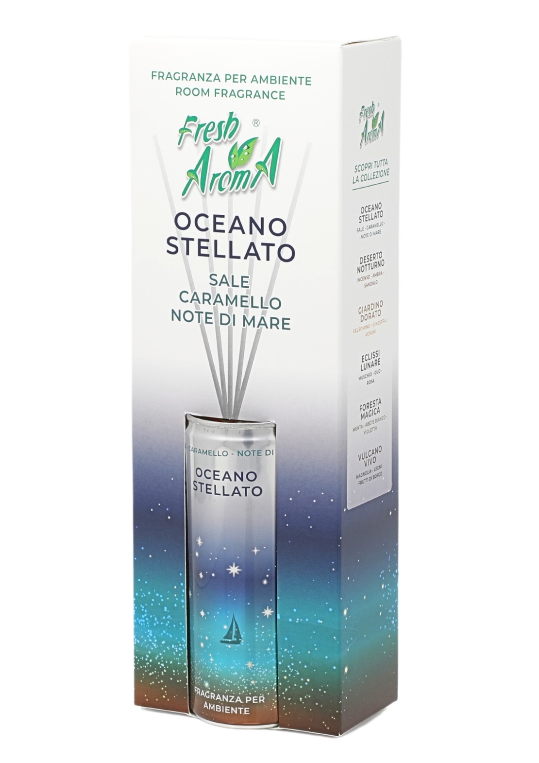 Odorizant ambient Fresh Aroma OCEANO STELLATO, 250 ml, note marine, sare, caramel