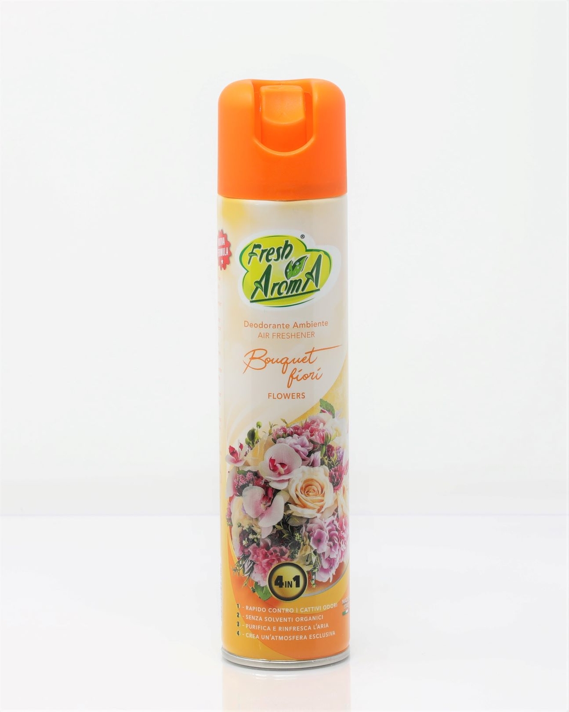 Fresh Aroma Spray de Odorizant 300ml, Bouquet Fiori, Aerosol