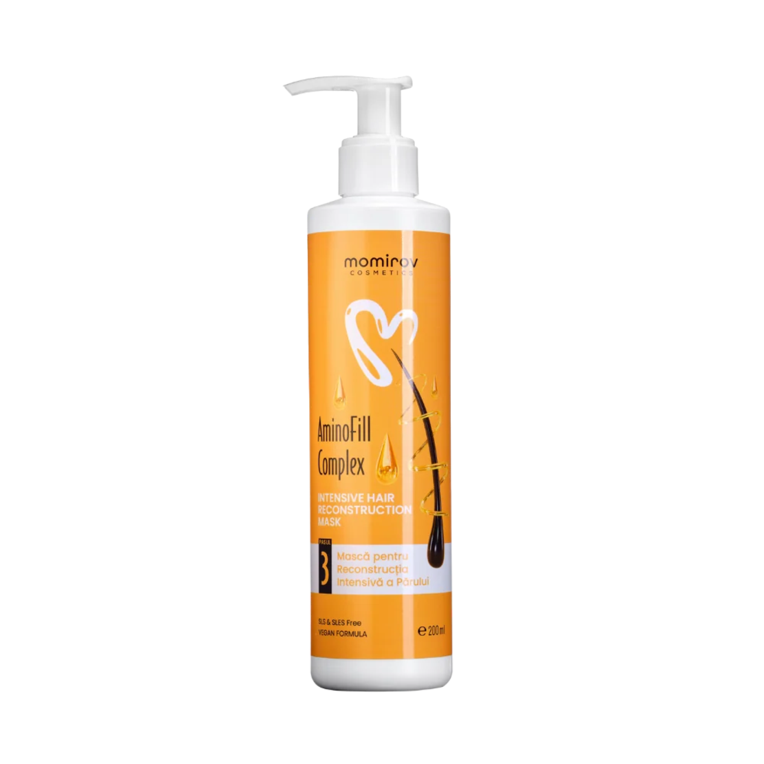 Momirov-Mască Aminofill Complex pentru reconstrucția intensivă a părului, 200 ml