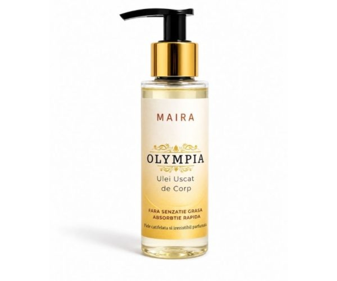Ulei Uscat de Corp Olympia – Parfum Floral Fructat cu Portocală, Iasomie și Vanilie | 100ml