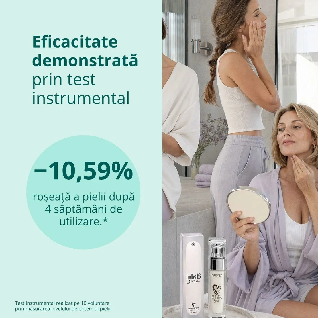 Momirov-Serum Truffes B3 cu 5% niacinamidă și extract de trufe, 30 ml