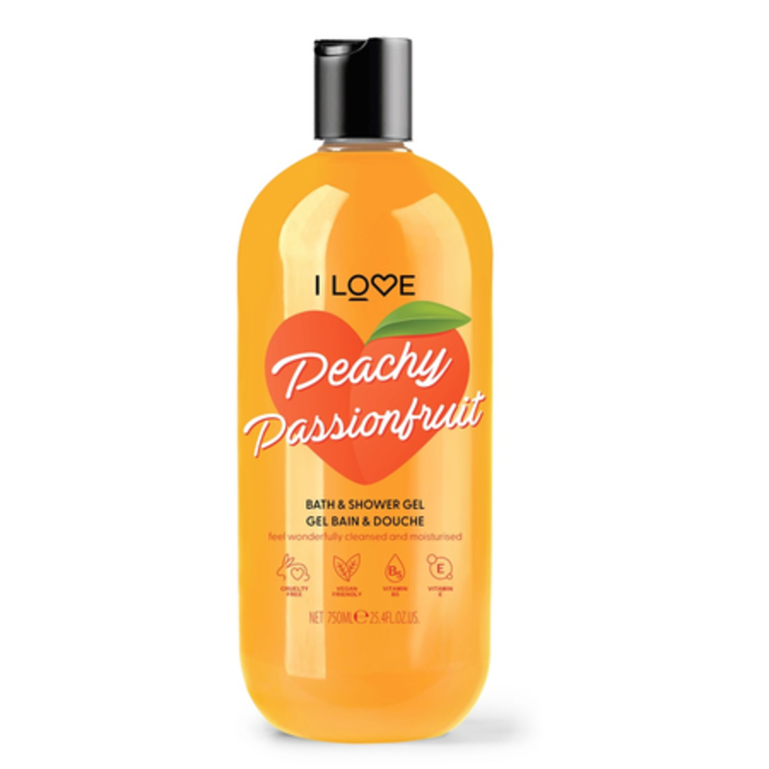 I Love Peachy & Passionfruit Bath & Shower Gel 750 ml