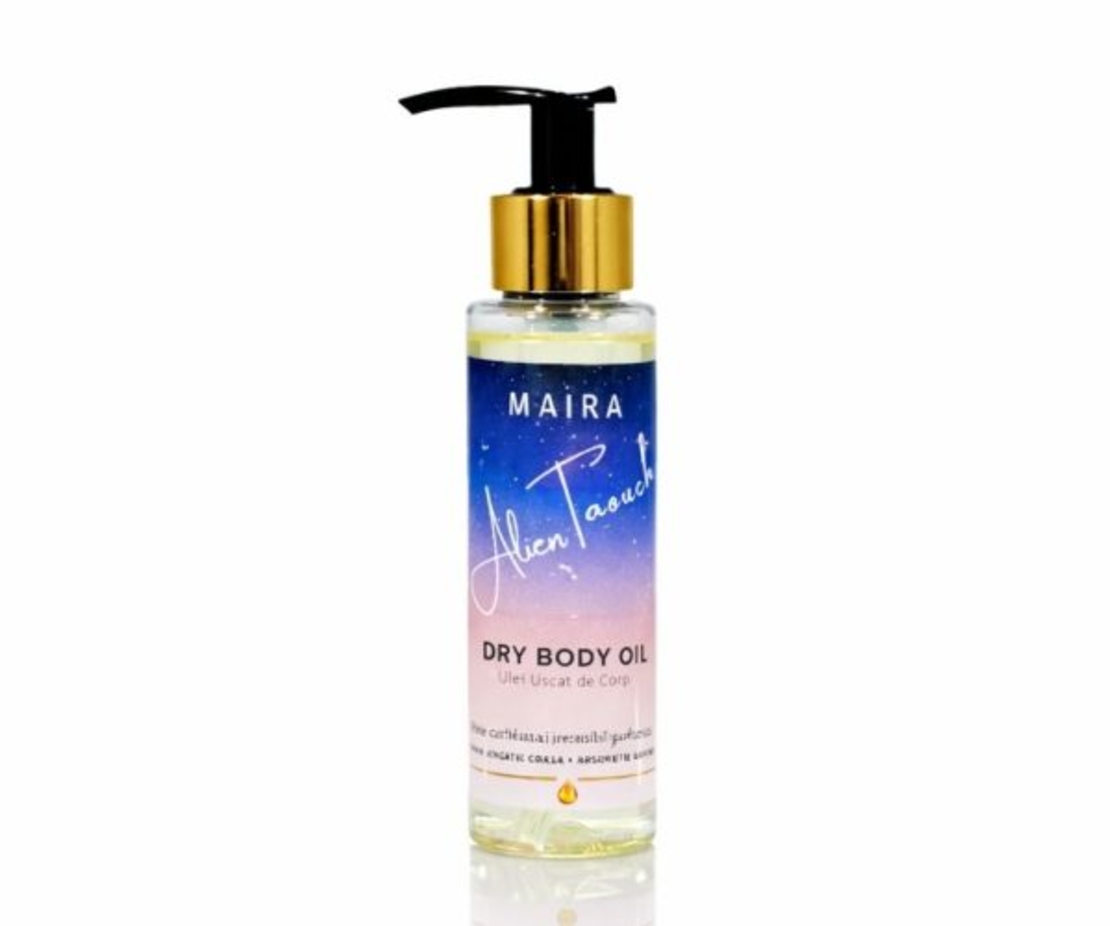 Ulei Uscat de Corp Alien Touch – Parfum Floral Proaspăt cu Iasomie, Vanilie și Mosc | 100ml