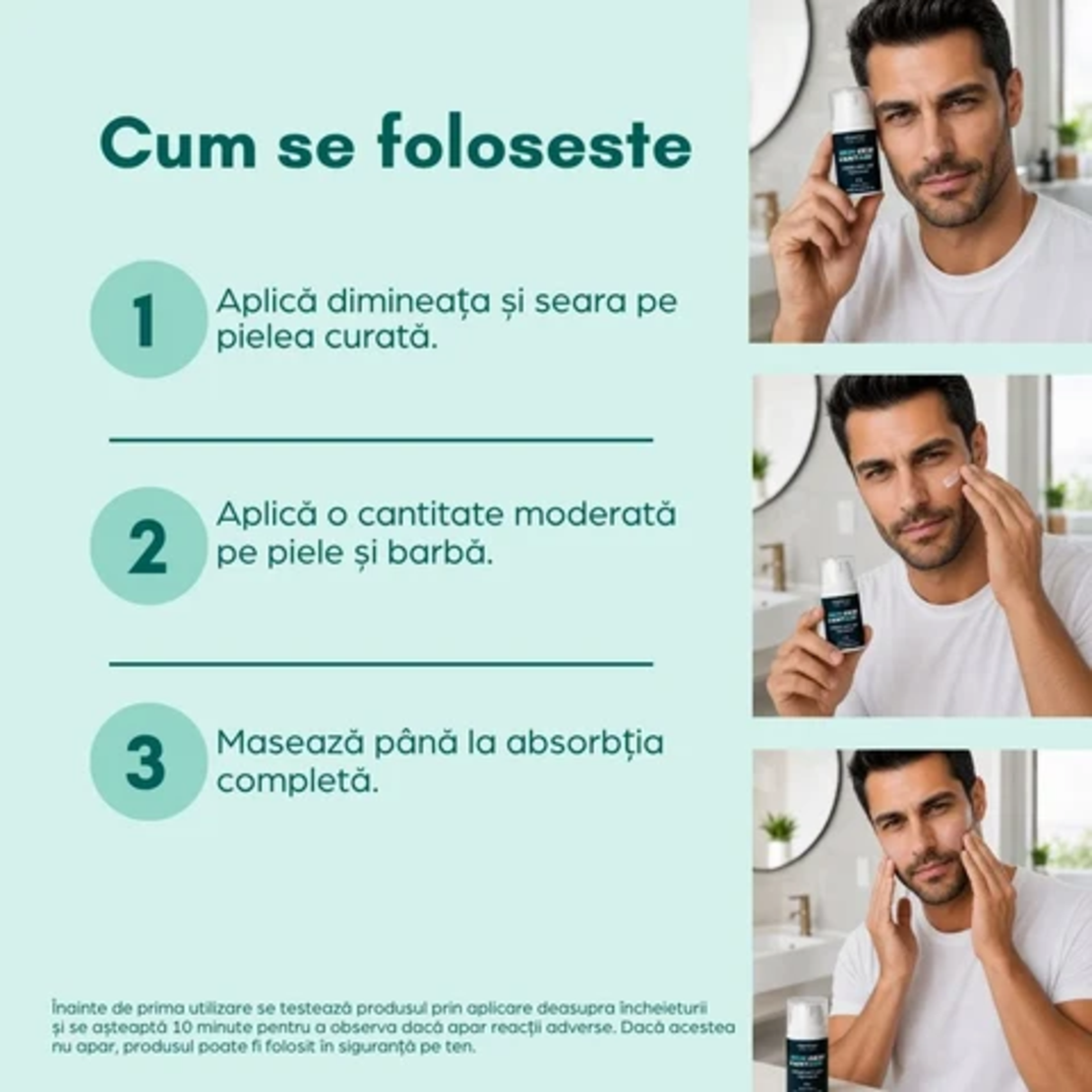 Momirov-Cremă pentru bărbați Skin Vantage anti-age 2in1, 50 ml