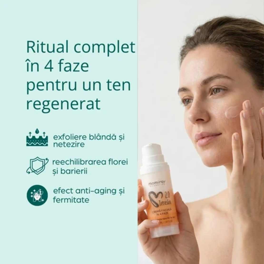 Momirov-TetraSkin 2.0 Cremă facială în 4 faze, 50 ml