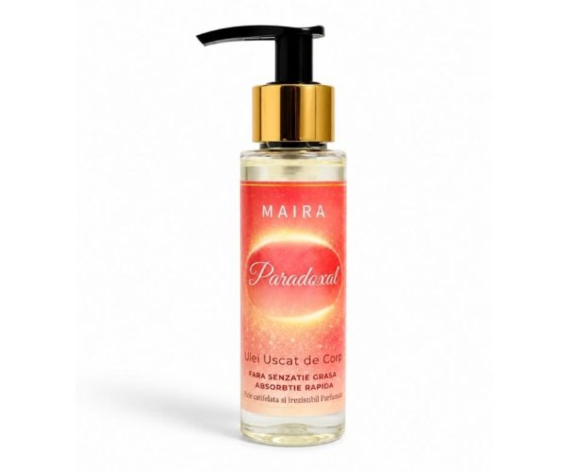 Ulei Uscat de Corp Paradoxal – Parfum Superb cu Vanilie, Ambră și Mosc | 100ml