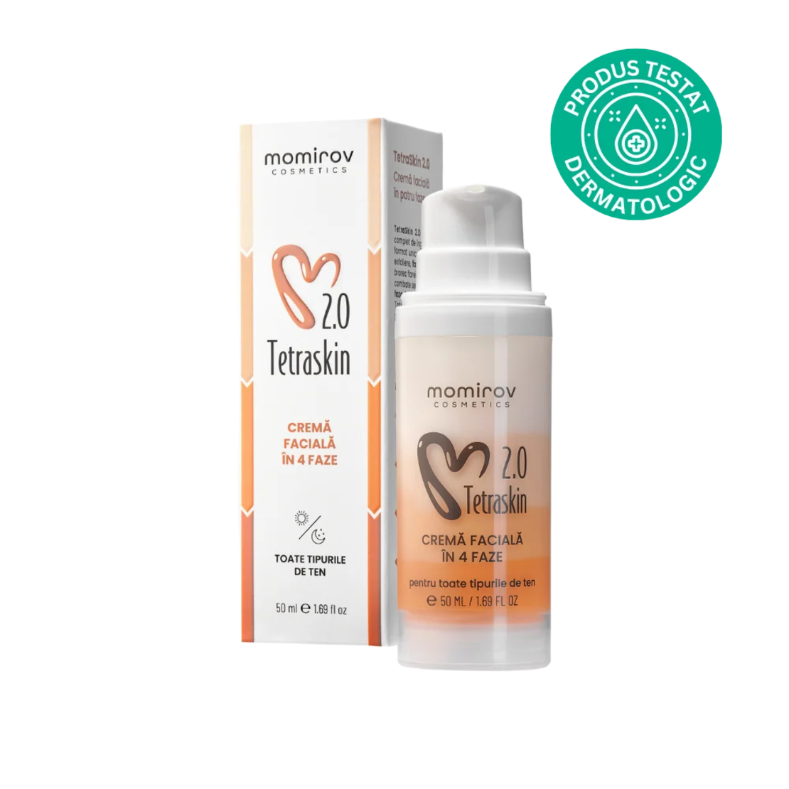 Momirov-TetraSkin 2.0 Cremă facială în 4 faze, 50 ml