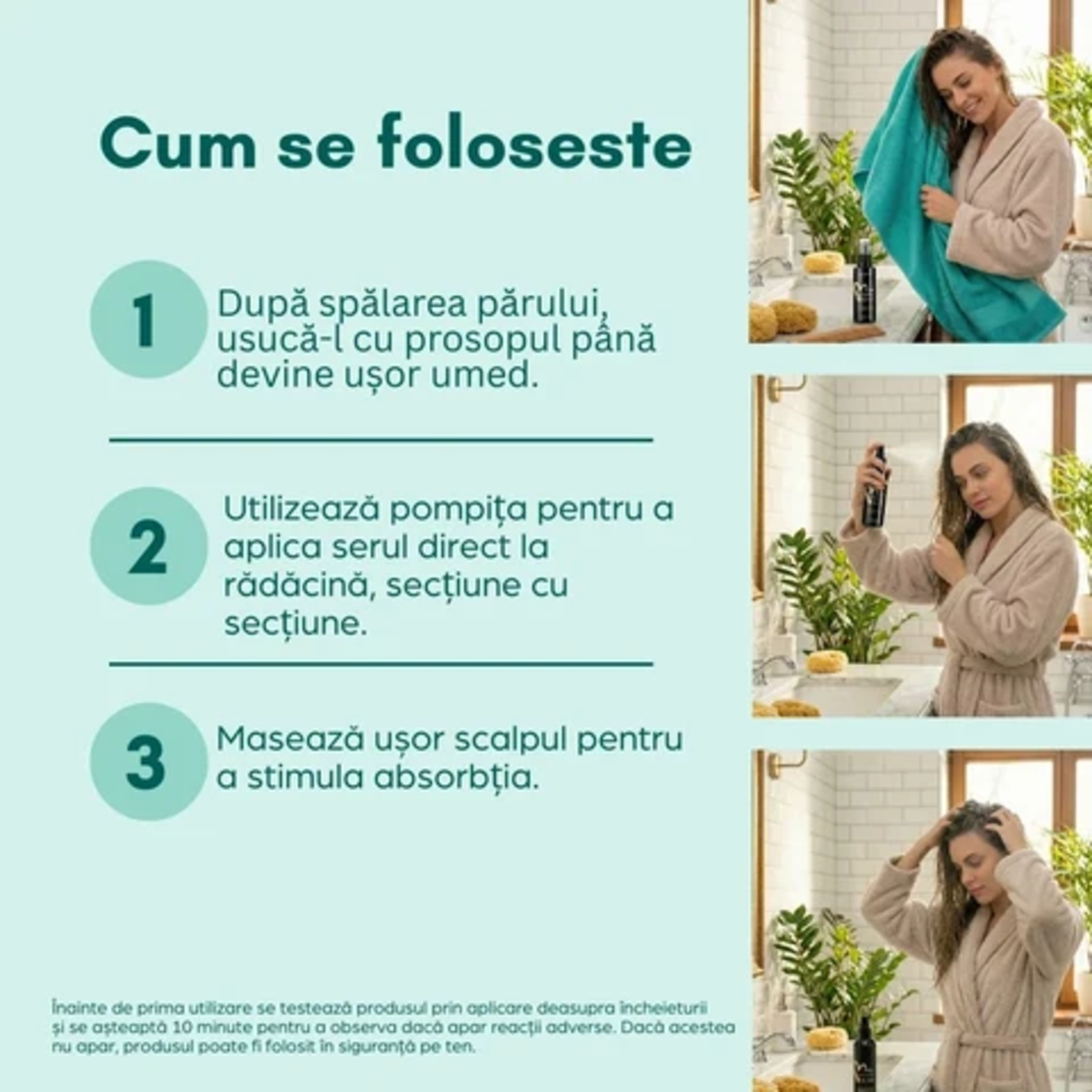 Momirov-Serum pentru creșterea rapidă a părului cu Baicapil și cofeină, 100 ml