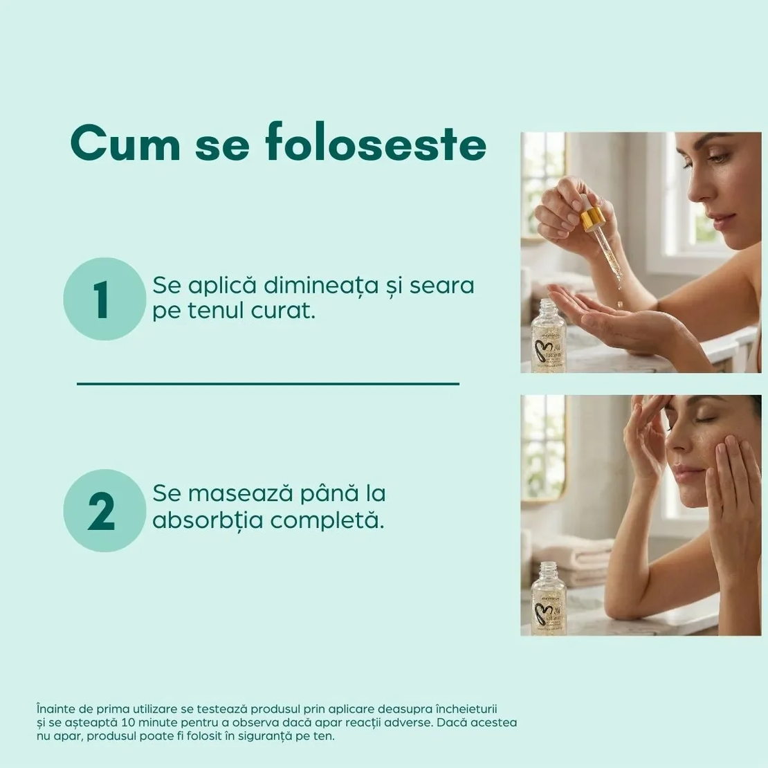 Momirov-Serum cu aur 24K și acid hialuronic, 30 ml