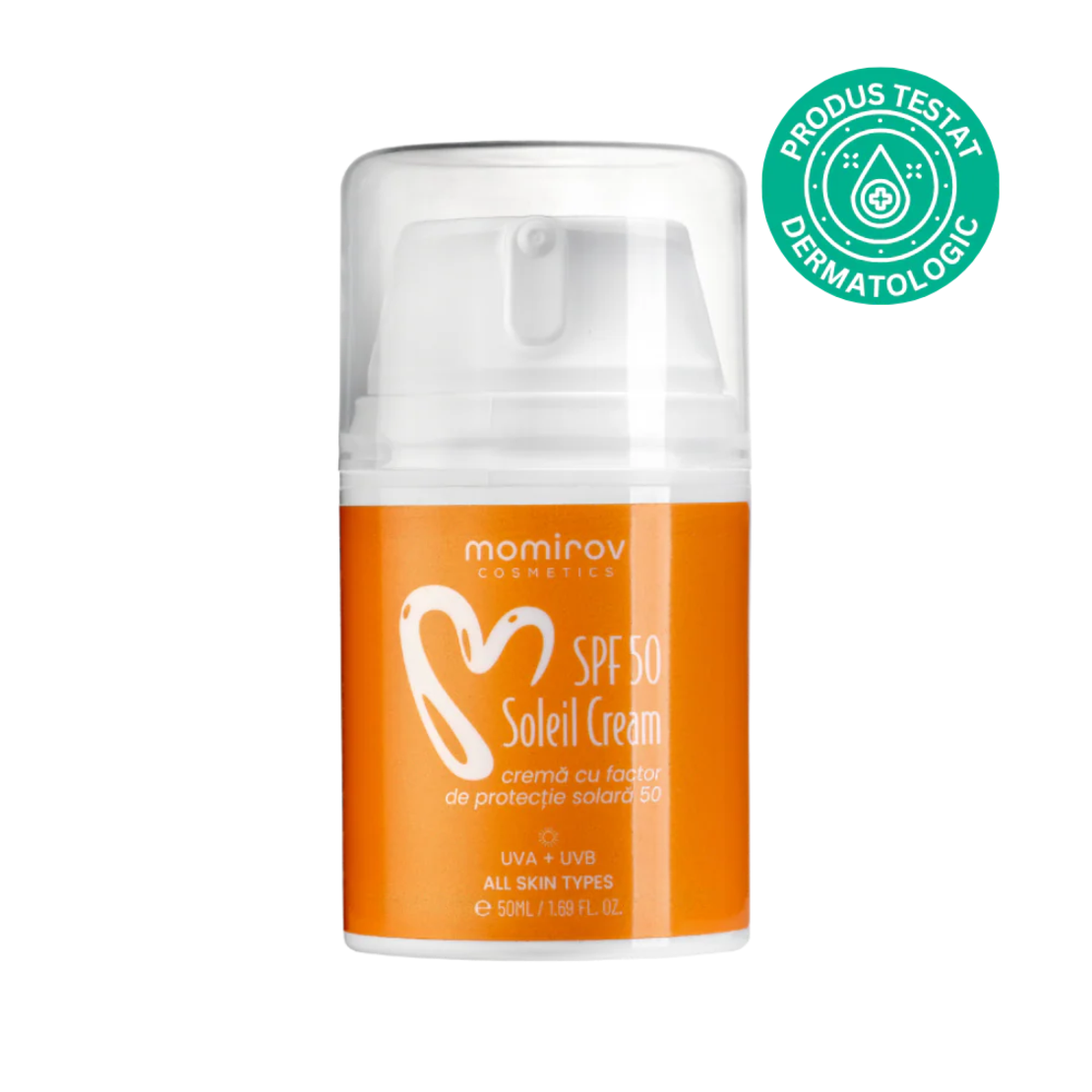Momirov-Cremă Soleil cu factor de protecție solară SPF 50, 50 ml