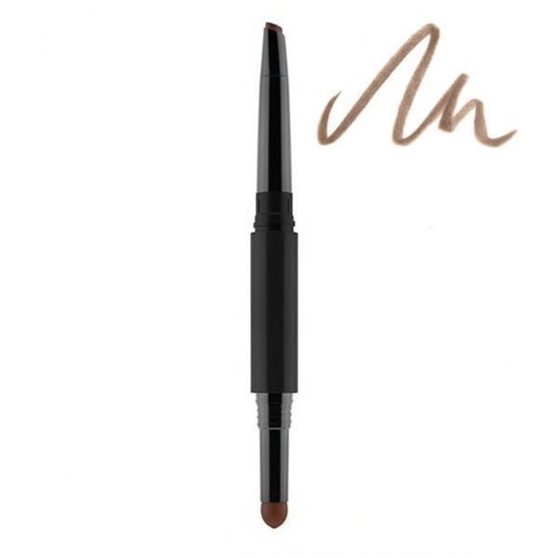 Gosh, Shape & Fill, Double, Eyebrow Cream Pencil, 002, Greybrown, 0.5 g *Tester