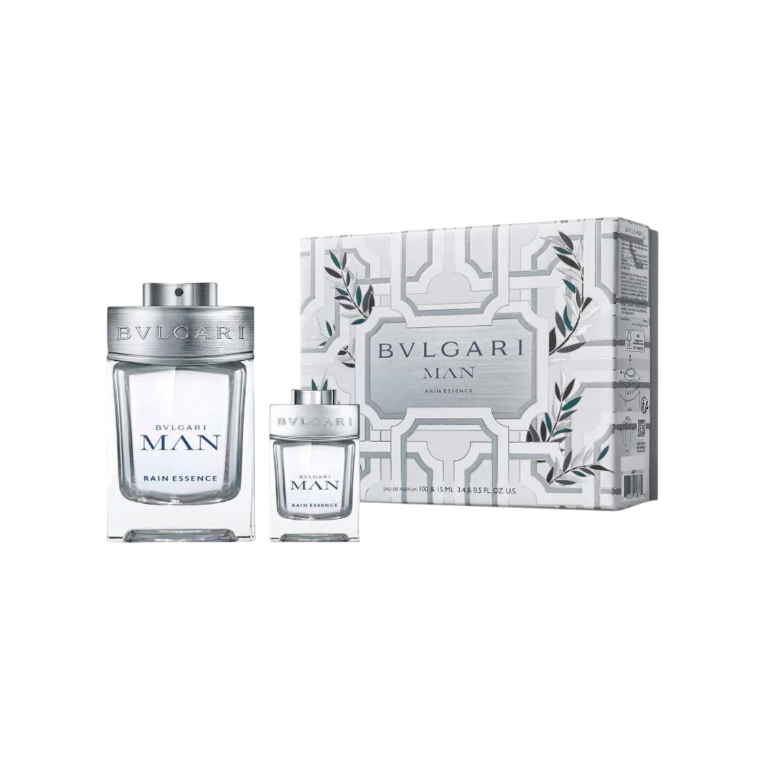 Set Bvlgari: Rain Essence, Eau De Parfum, For Men, 100 ml + Rain Essence, Eau De Parfum, For Men, 15 ml *Miniature