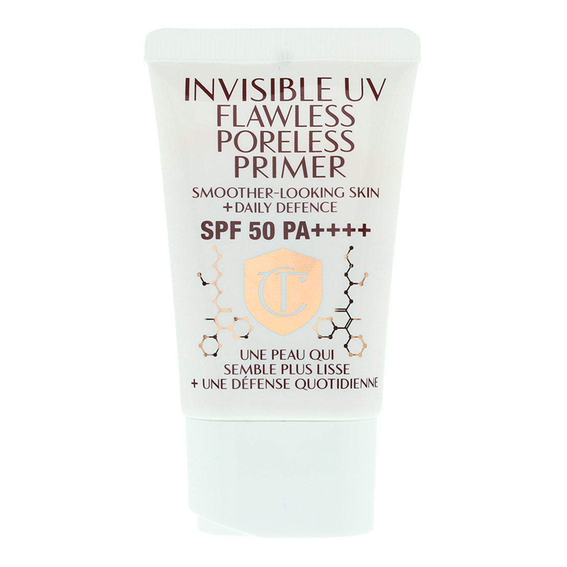 Charlotte Tilbury, Flawless Invisibile, Hyaluronic Acid, Hydration, Liquid Primer, SPF 50, 30 ml