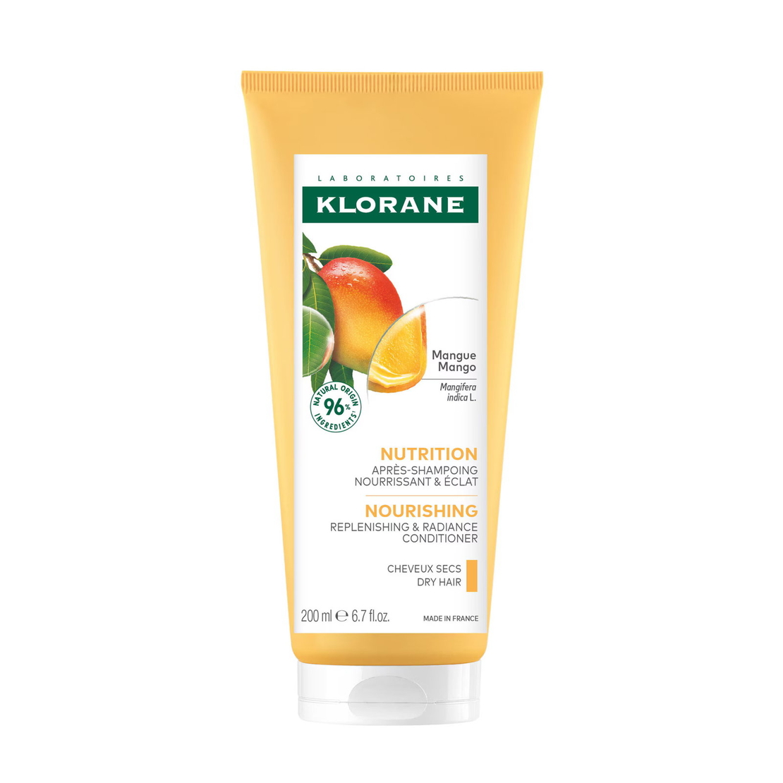 Klorane, Mango Butter Nutrition, Mango, Hair Conditioner, For Nourishing, 200 ml