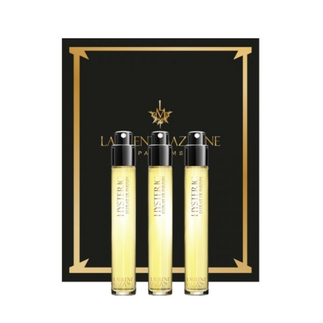 Set, Laurent Mazzone, Hysteric, Extrait De Parfum, Unisex, 3 pcs, 15 ml *Tester