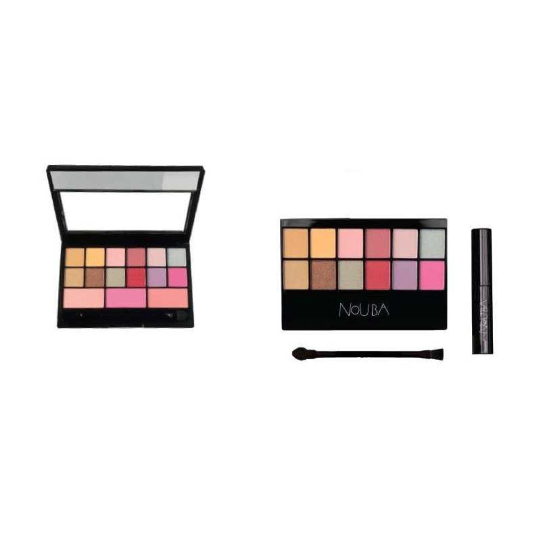 Trousse 237 Set Nouba: Nouba, Multi-use, Face Palette, 12 Shades, 36 g + Nouba, Volum, Mascara