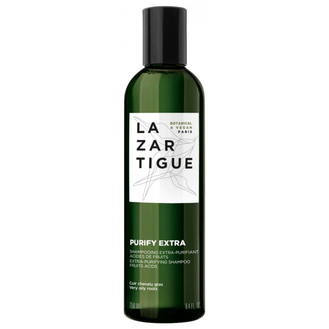 Lazartigue, Purify Extra, Vegan, Hair Shampoo, For Extra Purification, 250 ml