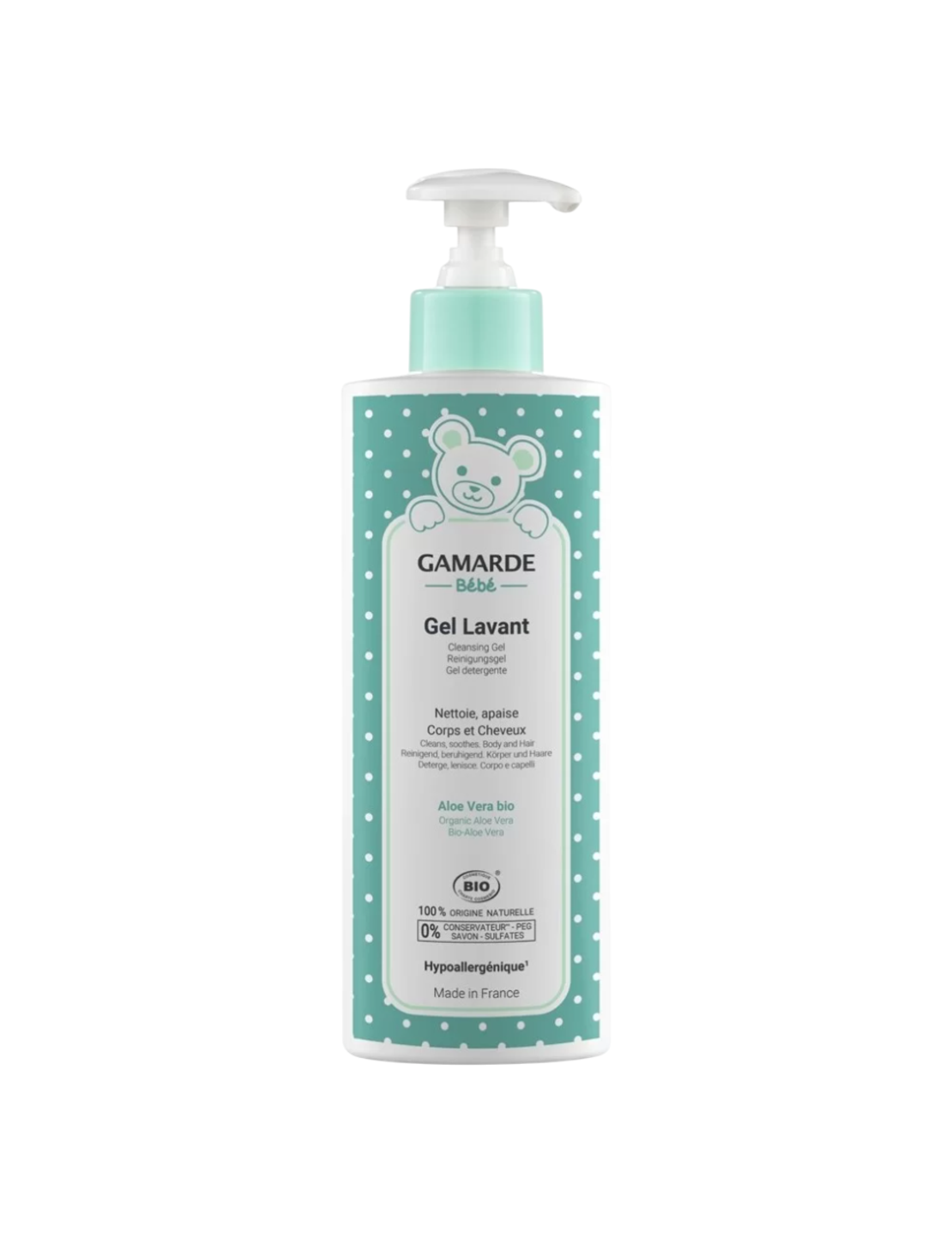 Gamarde, Baby, Bio, Hydrates, Shower Gel, Body & Hair, 400 ml