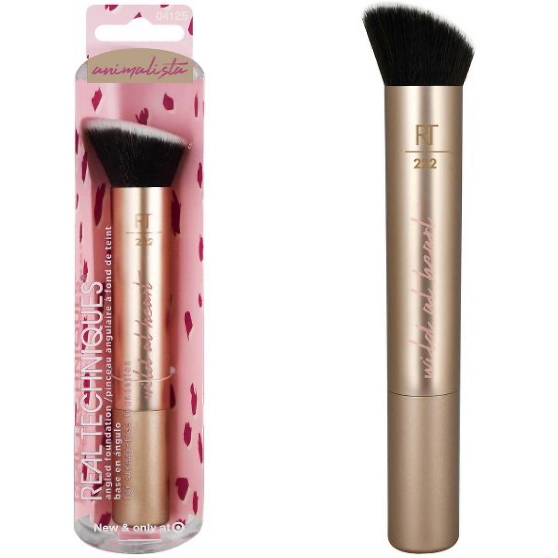 Real Techniques, Animalista Duo, Rounded, Powder Brush, No. 415