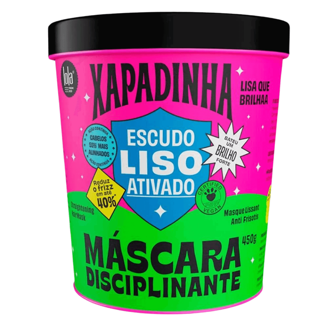 Lola Cosmetics, Xapadinha, Hair Treatment Cream Mask, Anti-Frizz, 450 g