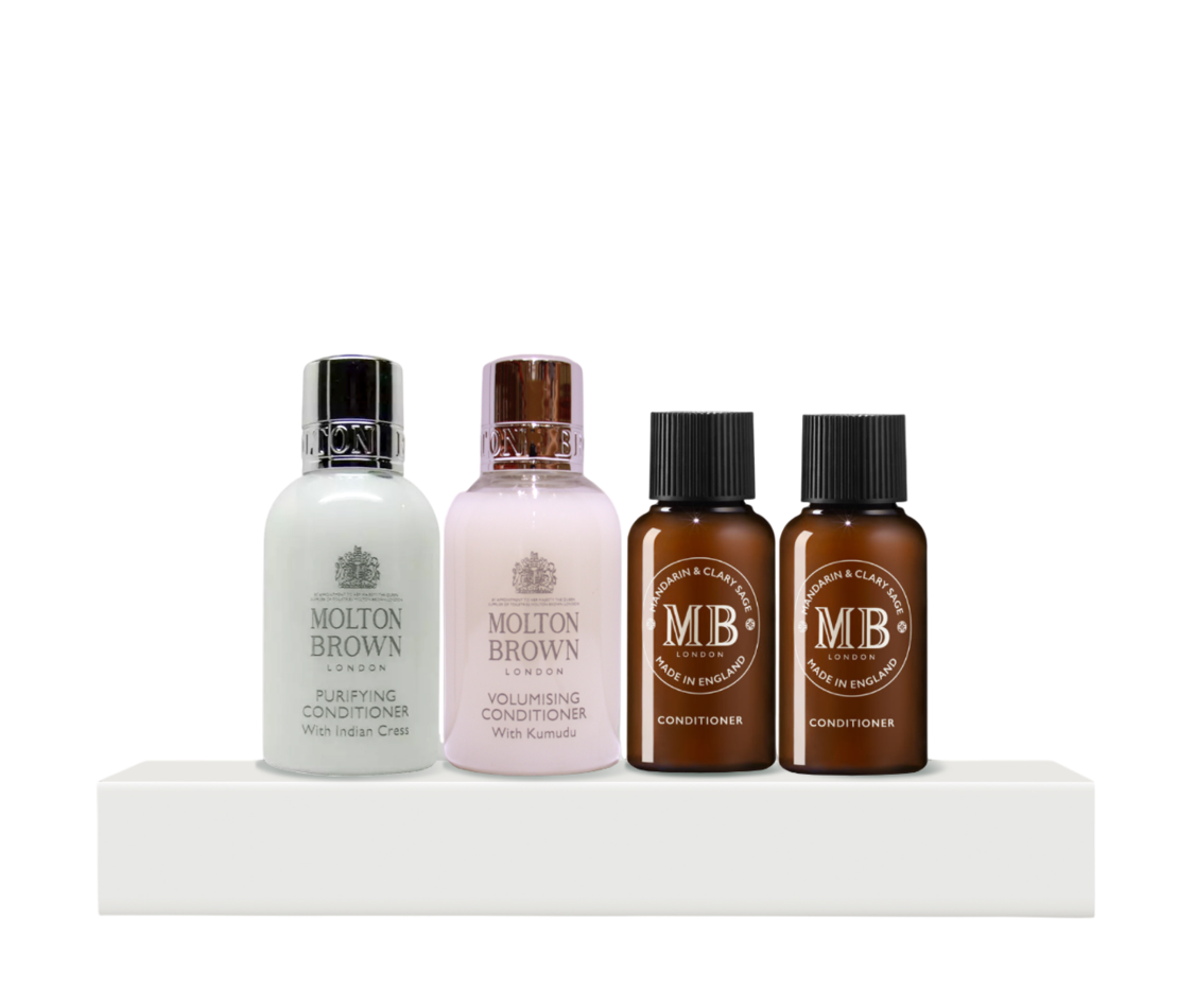 Hair Therapy Conditioner Set Molton Brown: Indian Cress, Hair Conditioner, For Purifying, 50 ml + Kumudu, Hair Conditioner, For Volume, 50 ml + Mandarin & Clary Sage, Hair Conditioner, For Repairing, 30 ml + Molton Brown, Kumudu, Hair Conditioner, Fo