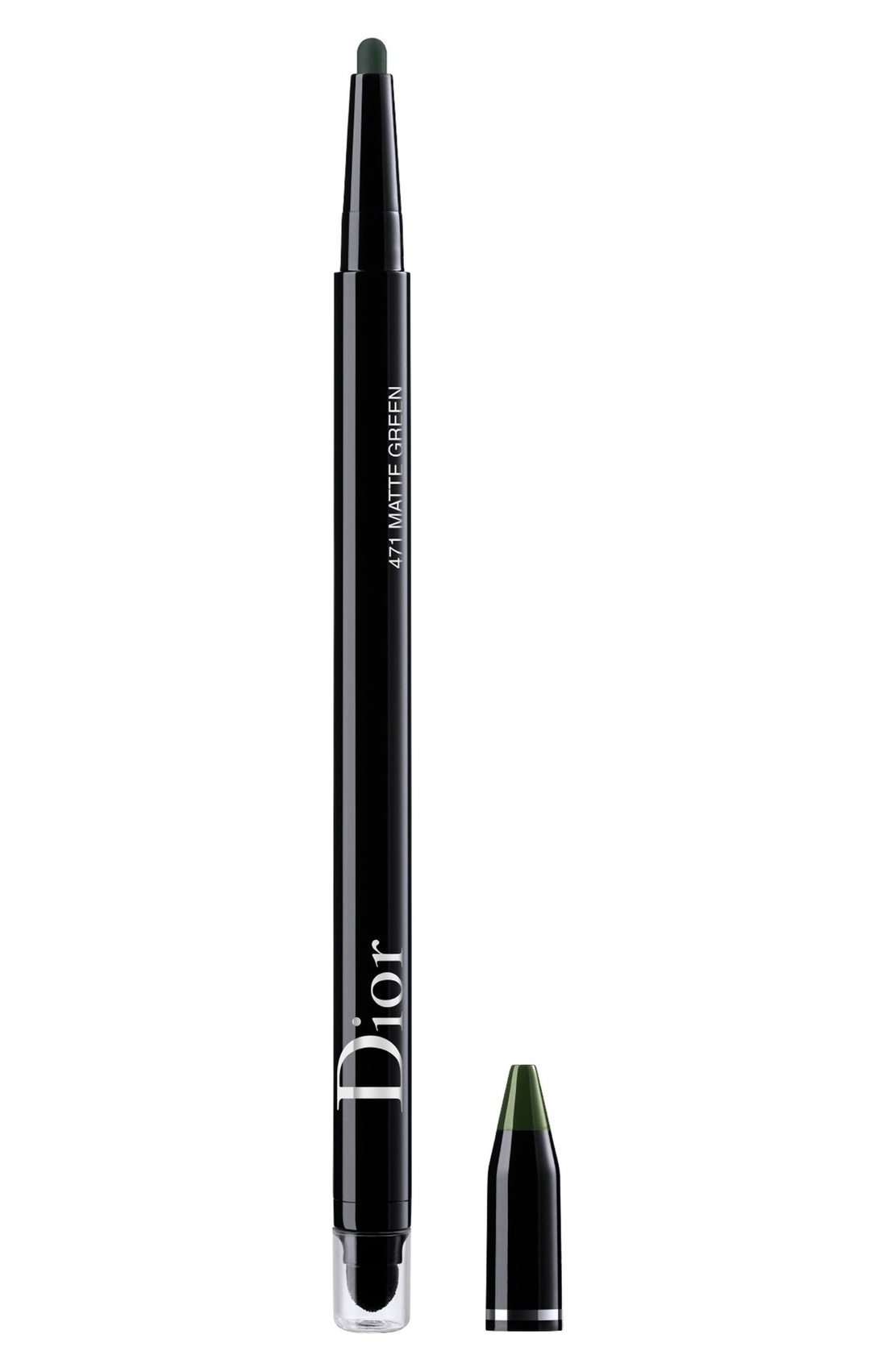 Christian Dior, Diorshow On Stage, Waterproof, Double-Ended, Kohl Eyeliner, 471, Matte Green, 1.2 g