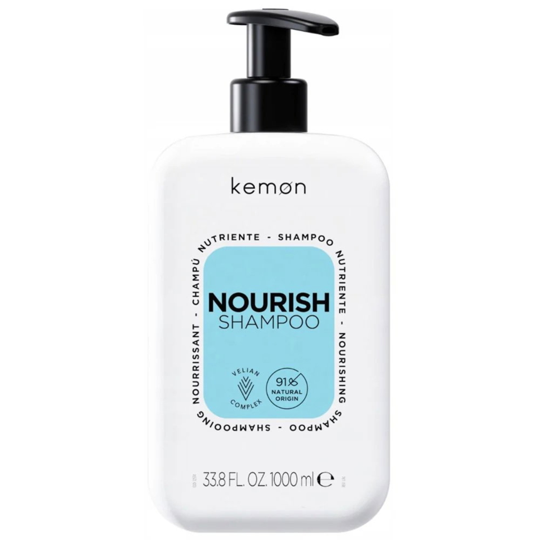 Kemon, Nourish Nourishing, Hair Shampoo, Hydrating, 1000 ml