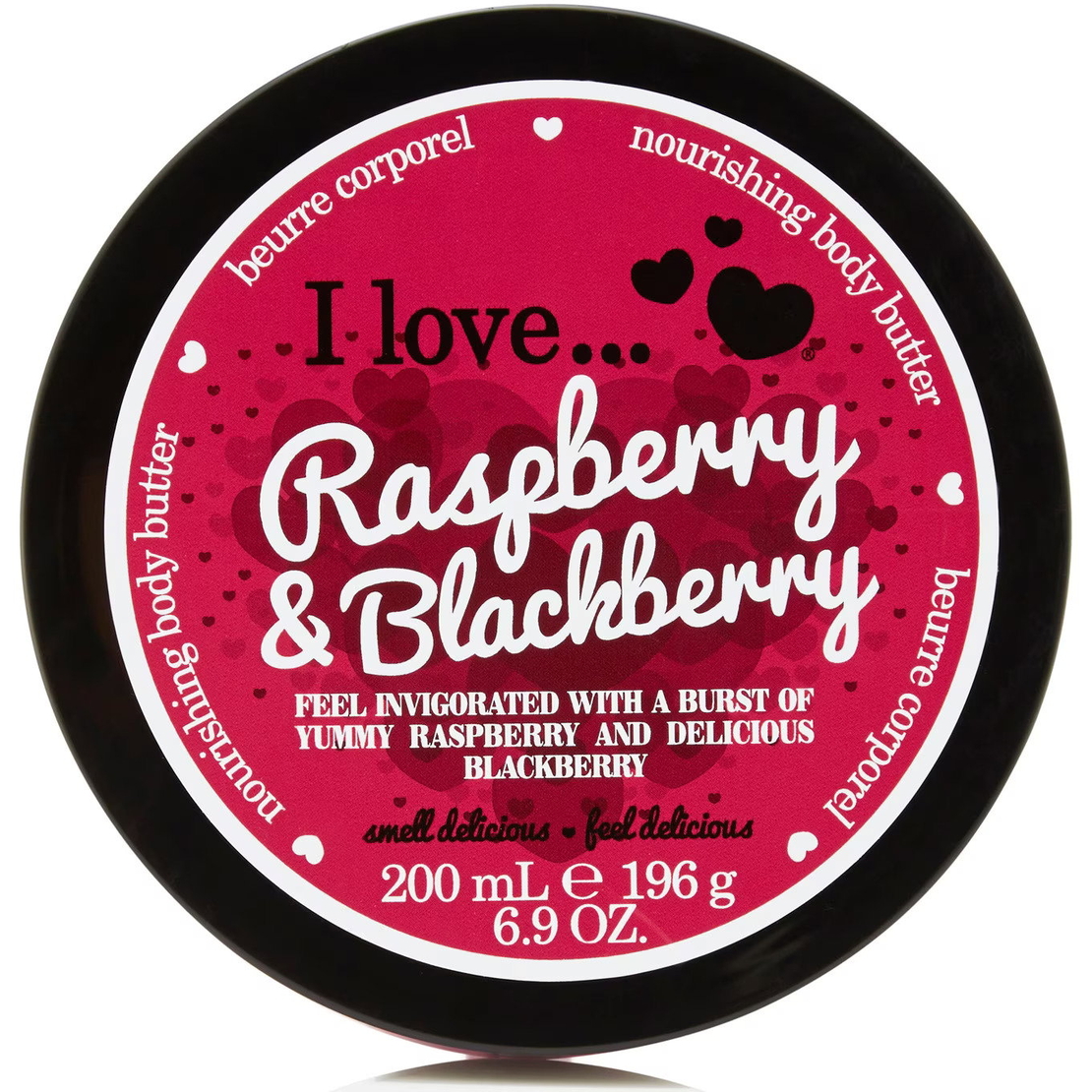 I Love, Raspberry & Blackberry, Hydra-Nourishing, Body Butter, 200 ml
