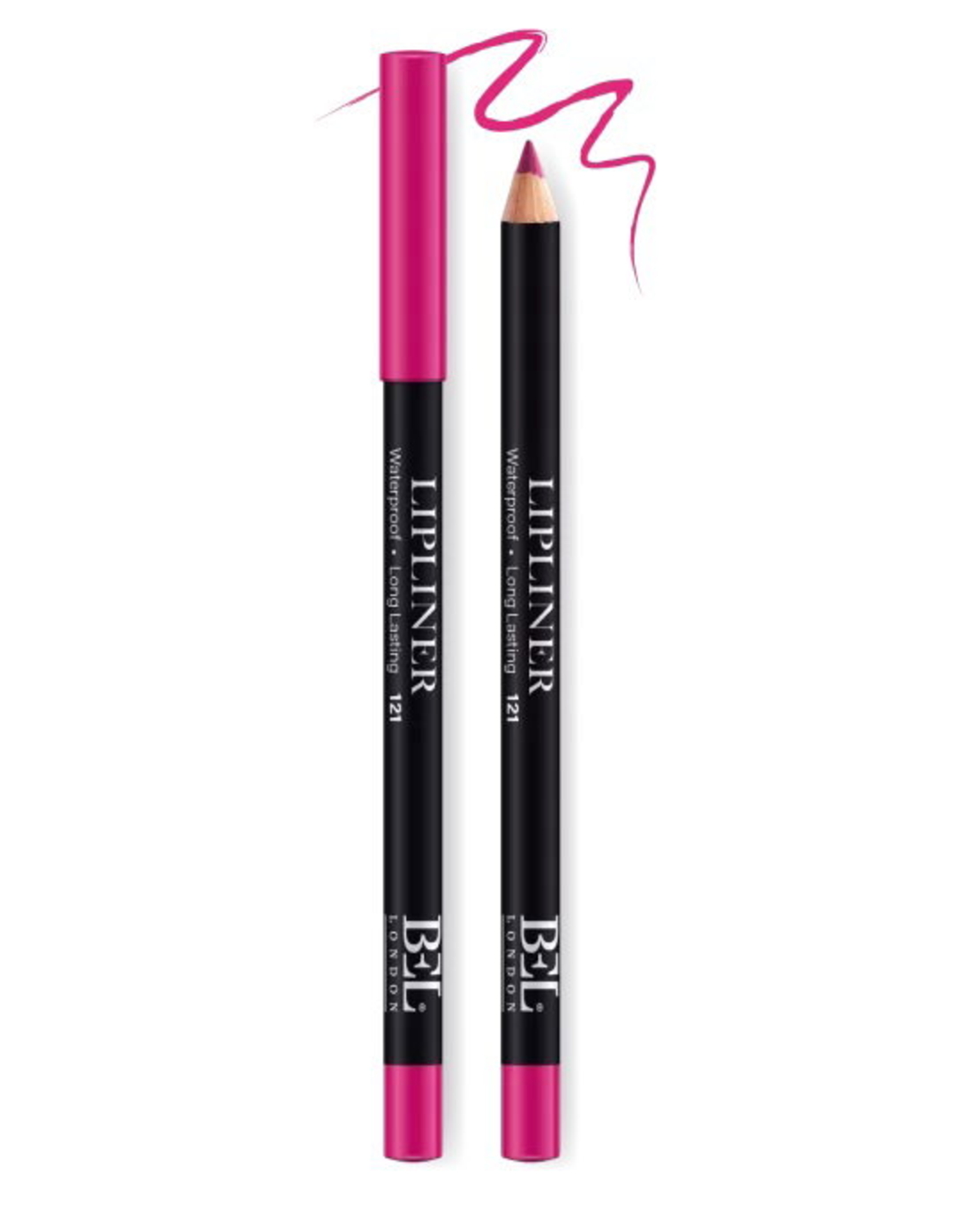 Bel London, BEL London, Hydrogenated Vegetable Oil, Waterproof, Contour, Lip Liner, 121, Pink, 0.78 g