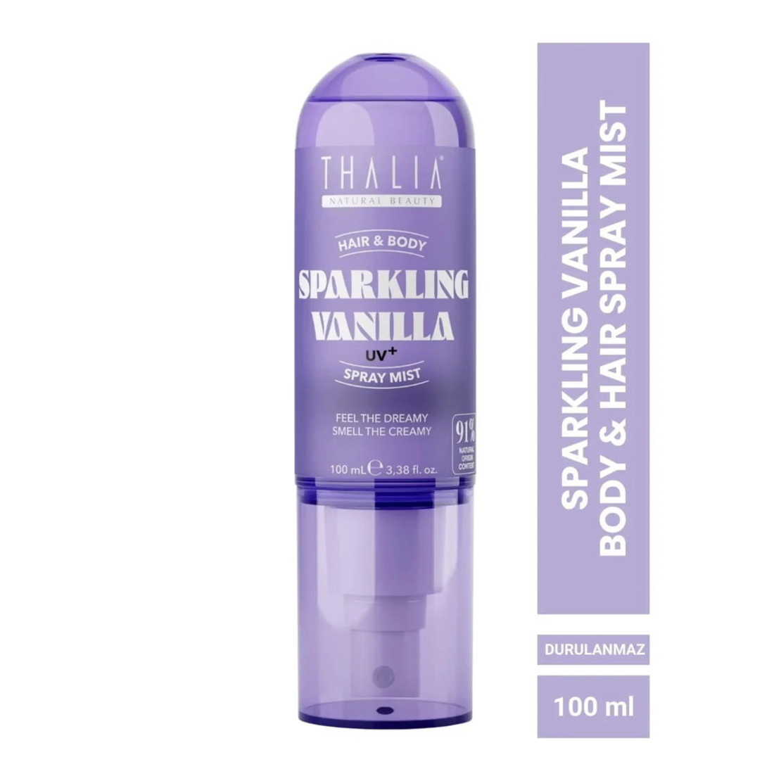 Thalia Natural Beauty, Sparkling Vanilla UV+, Scented Spray, For Women, 100 ml