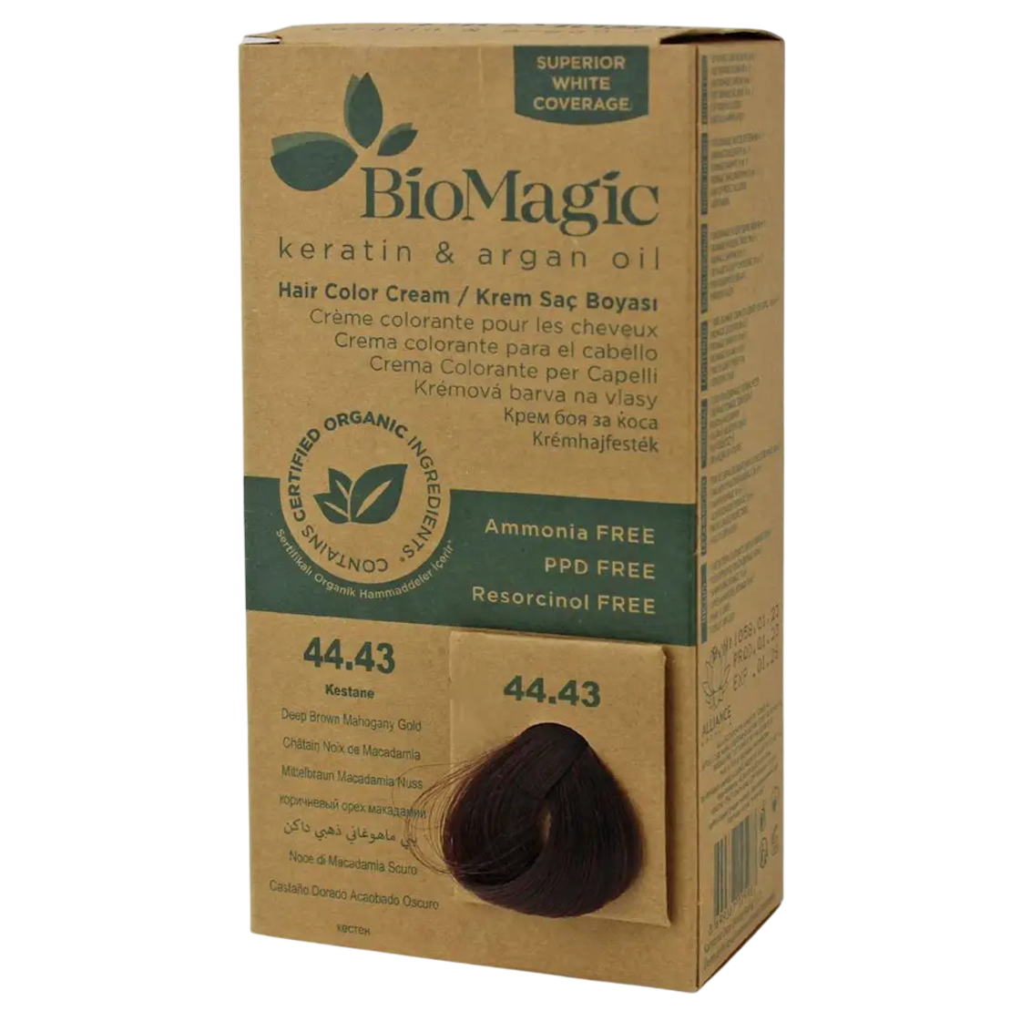 Biomagic, Biomagic, Keratin & Argan Oil, Permanent Hair Dye, 44.43 , 250 ml *Tester