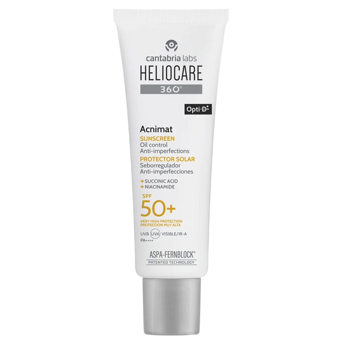 Cantabria Labs, Heliocare 360º Acnimat, Anti-Imperfections, Sunscreen Cream, For Face, SPF 50+, 50 ml