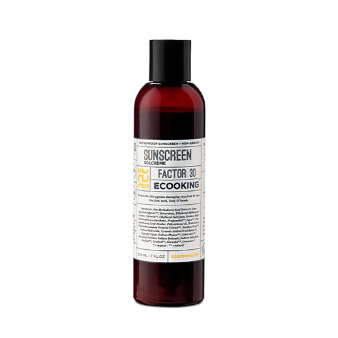 Ecooking, Sunscreen, Hydra-Nourishing, Body Cream, SPF 20, 200 ml