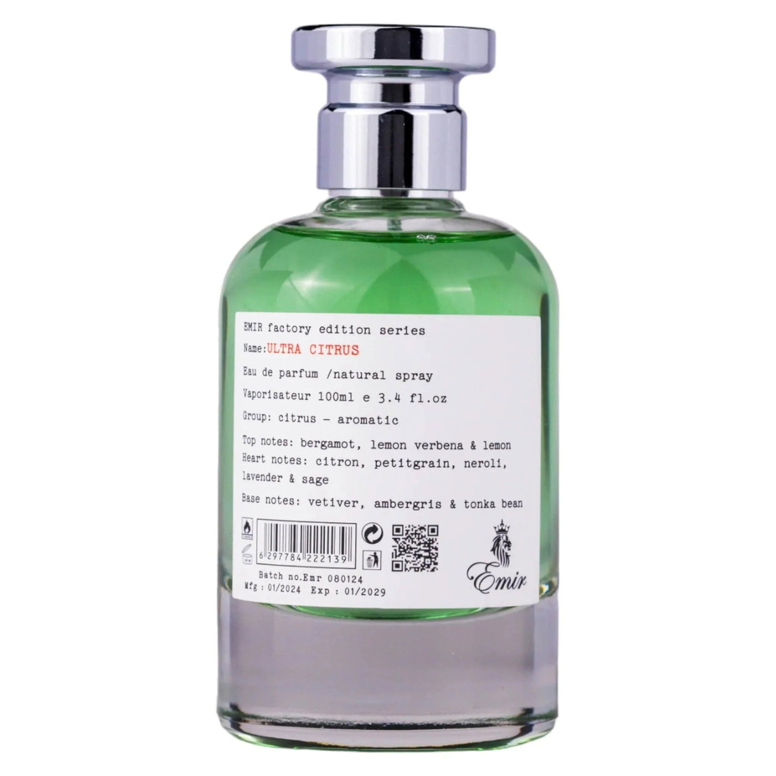 Emir, Ultra Citrus Factory Edition, Eau De Parfum, Unisex, 100 ml
