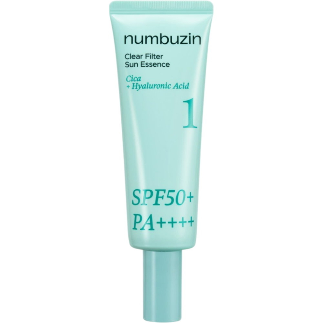 Numbuzin, No.1 Clear Filter Sun Essence, Hydrating & Protecting, Sunscreen Cream, For Face, SPF 50 PA++++, 50 ml