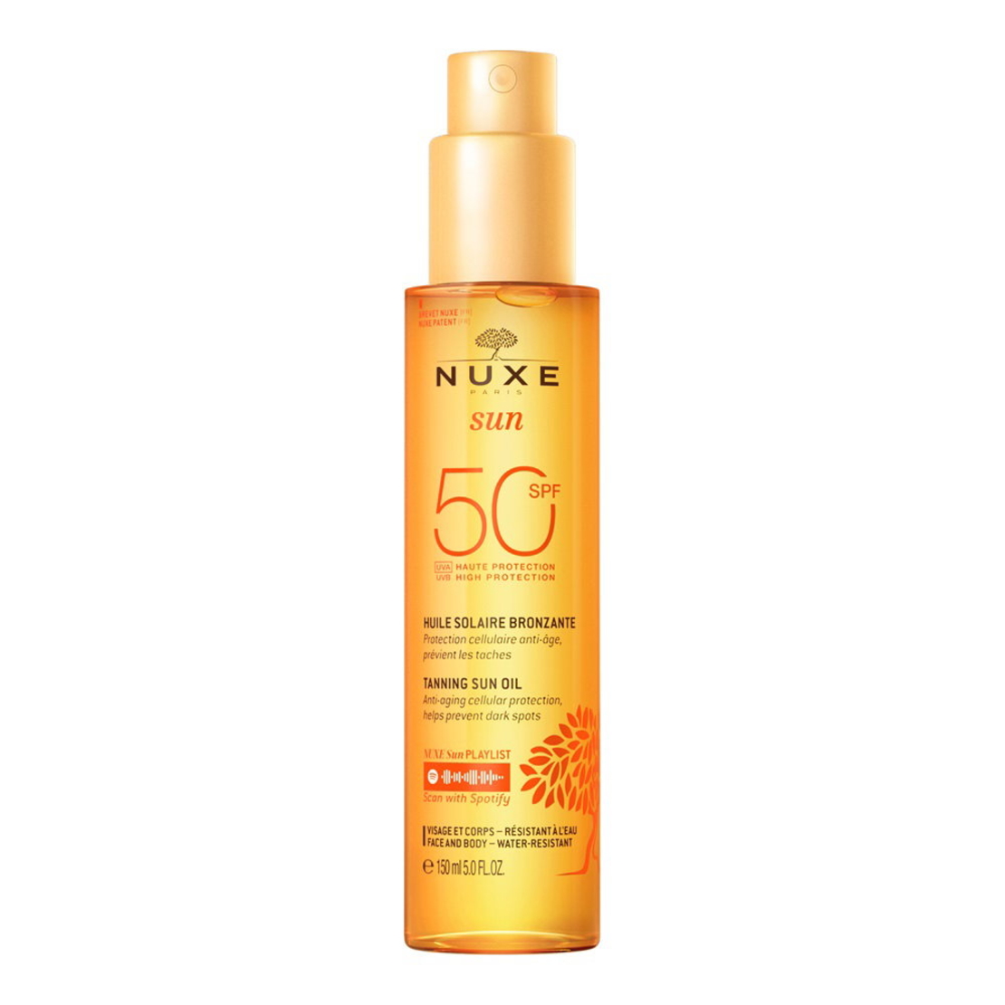Nuxe, Sun, Sunscreen Spray, SPF 50, 150 ml *Tester