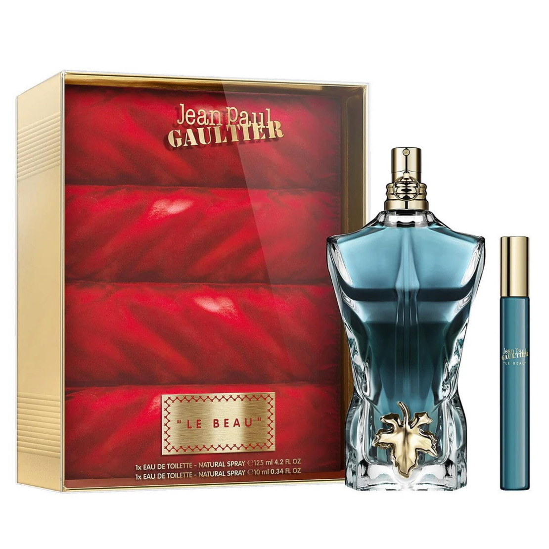 Set Jean Paul Gaultier: Le Beau, Eau De Toilette, For Men, 125 ml + Le Beau, Eau De Toilette, For Men, 10 ml