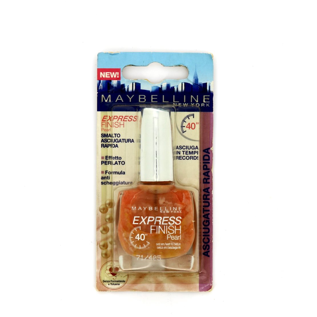 Maybelline, Express Finish 40 Seconds, Nail Polish, Nr. 405, Pearl, 10 ml