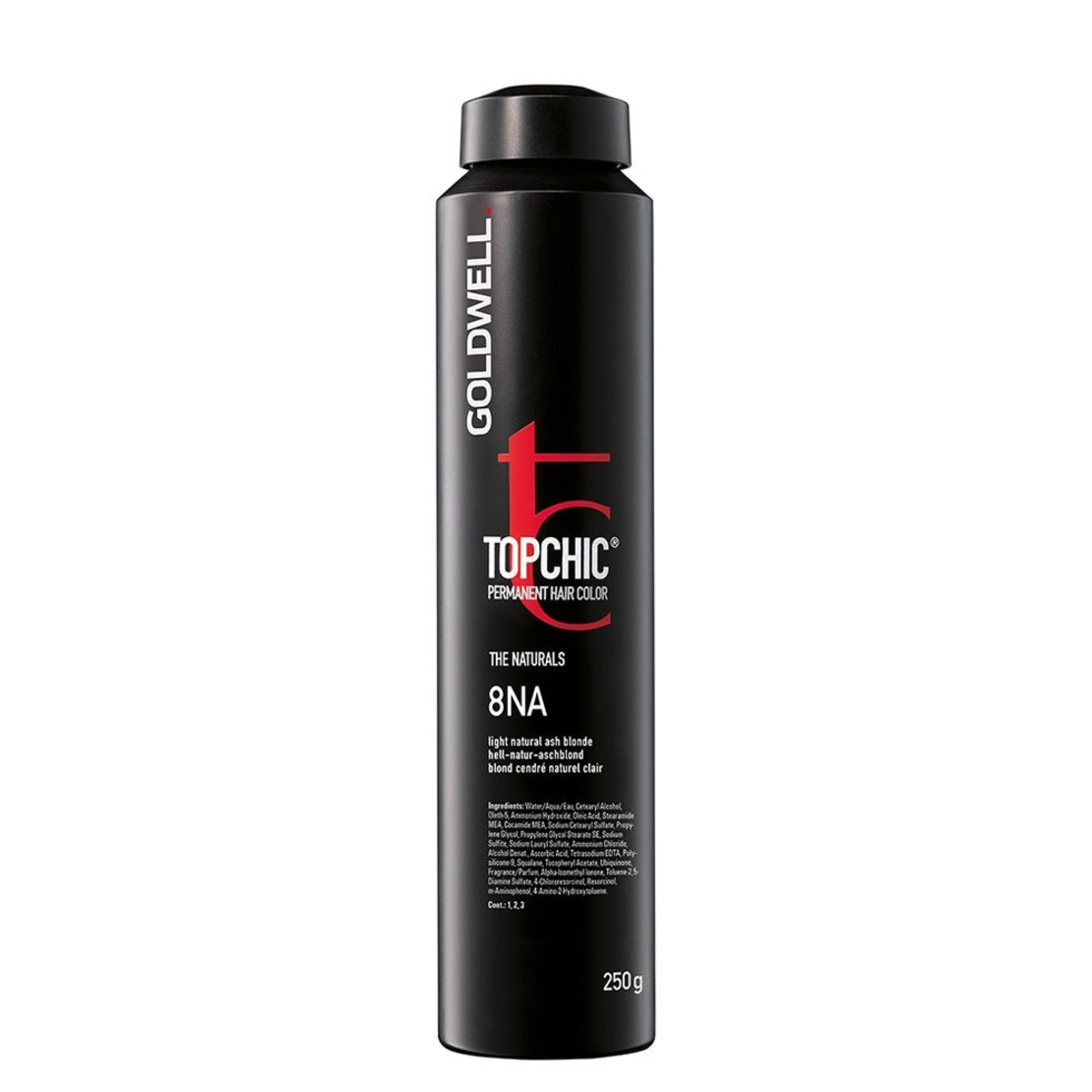 Goldwell, TopChic, Permanent Hair Dye, 8NA Light Natural Ash Blonde, 250 ml