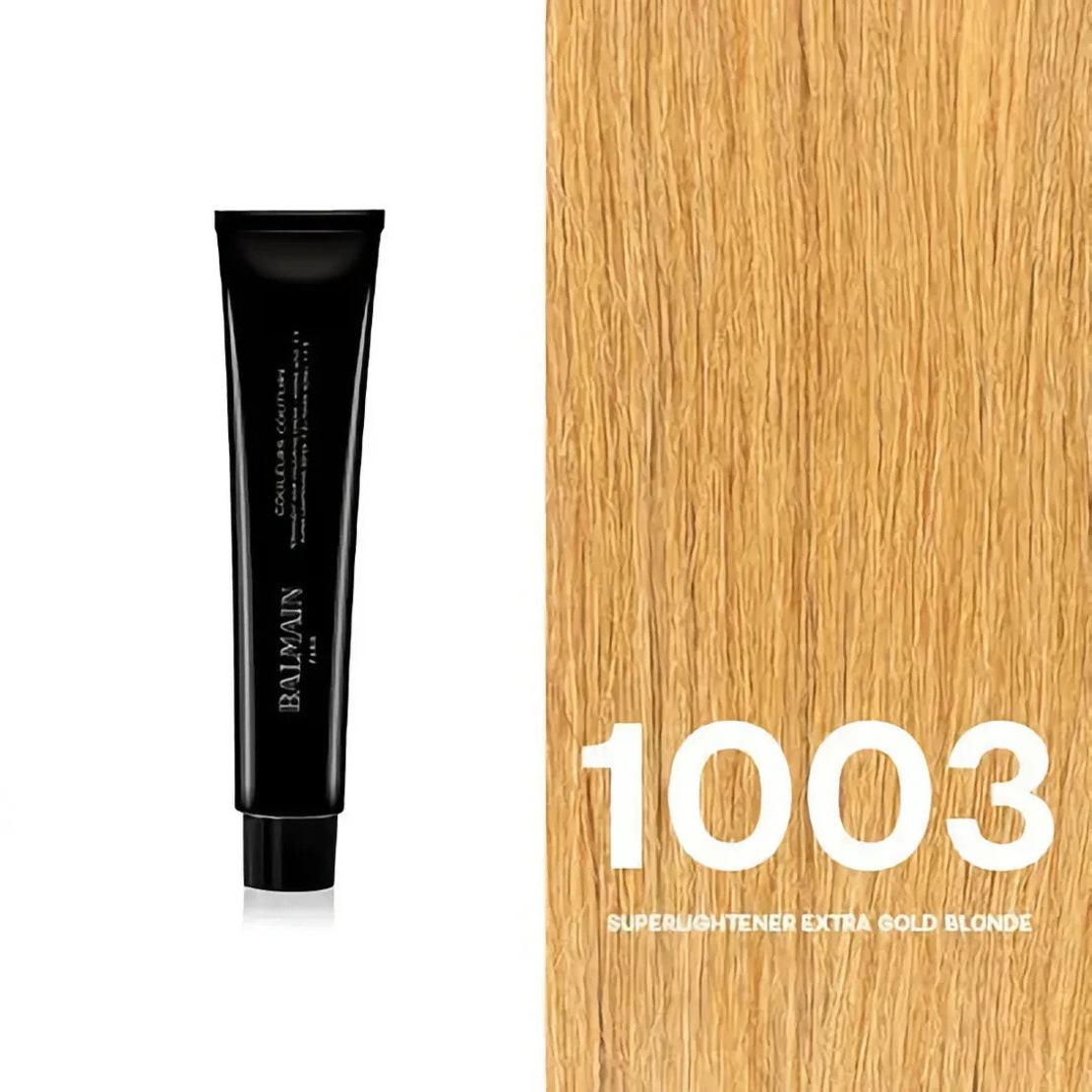 Balmain Professionnel, Couleurs Couture, Permanent Hair Dye, 1003 Superlightener Extra Gold Blonde, 60 ml