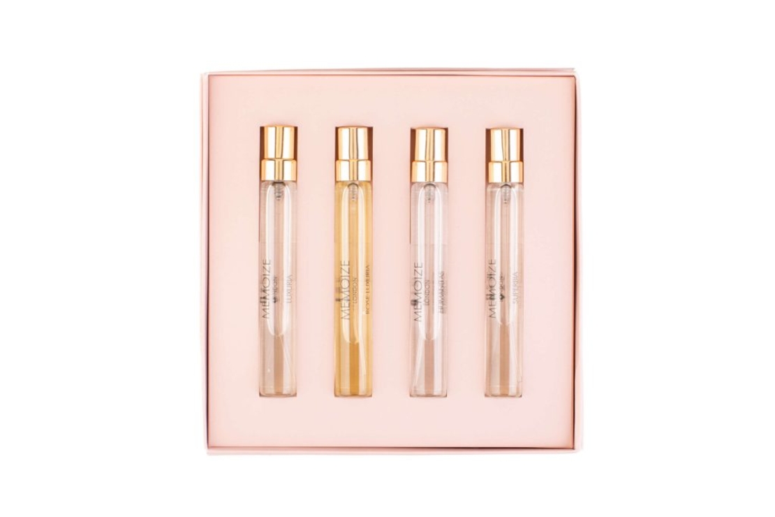 Collection II Set Memoize: Humanitas, Extrait De Parfum, Unisex, 7.5 ml + Superbia, Extrait De Parfum, Unisex, 7.5 ml + Luxuria, Extrait De Parfum, Unisex, 7.5 ml + Rose Luxuria, Eau De Parfum, Unisex, 7.5 ml
