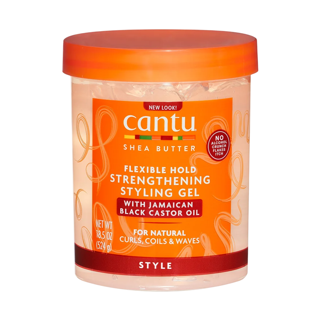 Cantu, Shea Butter, Hair Styling Gel, Strengthening, Flexible Hold, 524 ml