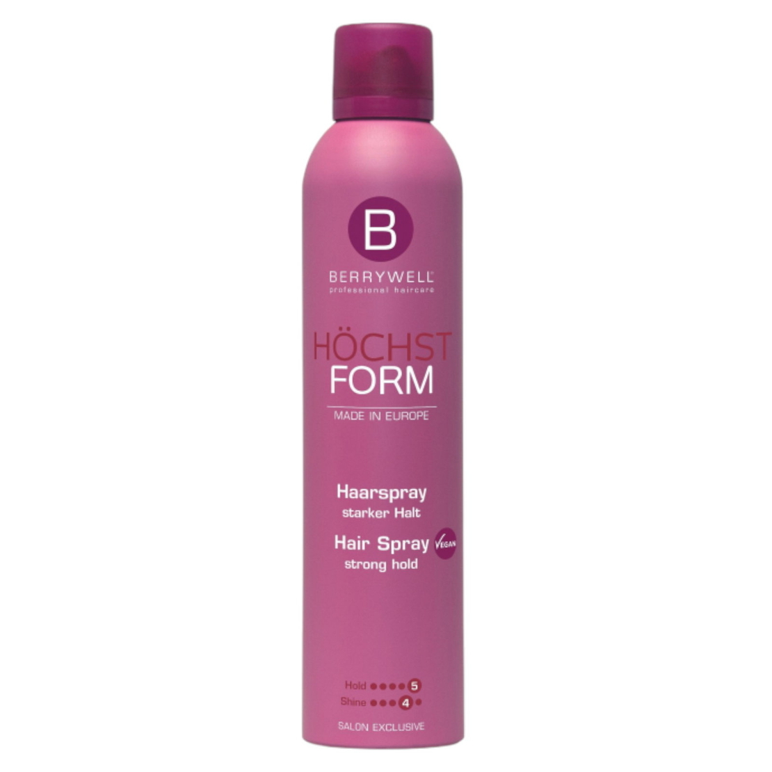 Berrywell, Hochst Form, Hair Spray, Strong Hold, 5, 500 ml *Tester