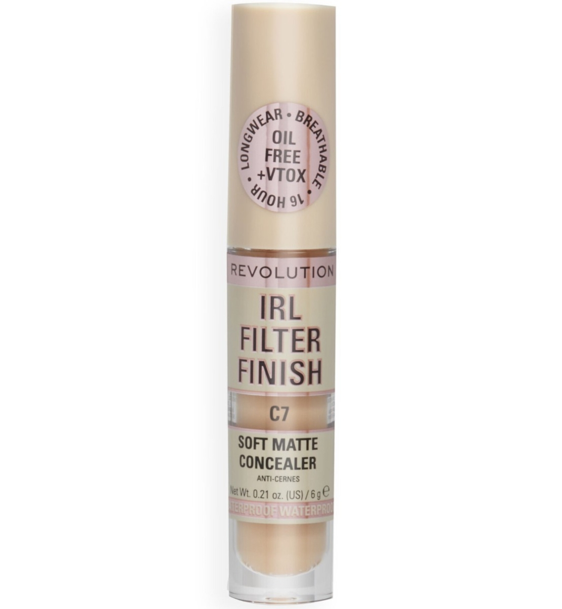 Makeup Revolution, IRL Filter Finish, Cover Dark Spots, Cream Concealer, C7, 6 g