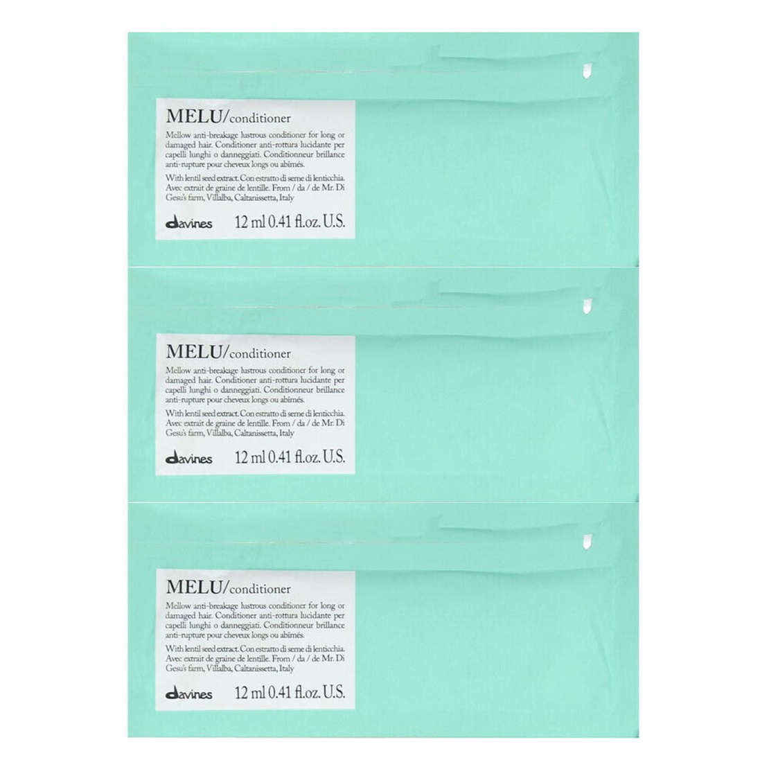 Davines, Melu, Hair Conditioner, 12 pcs, 12 ml