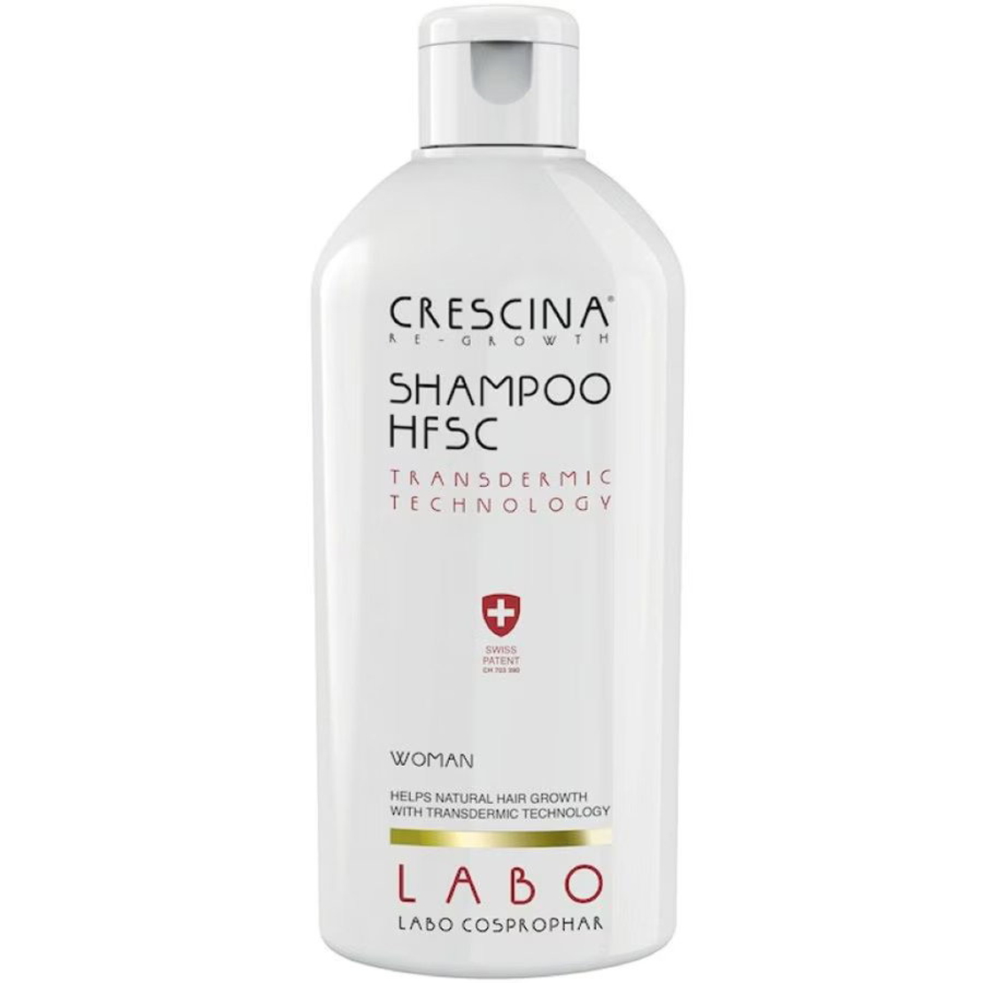 Labo Cosprophar Suisse, Crescina, Transdermic HFSC, Hair Shampoo, Anti-Hair Loss, 200 ml