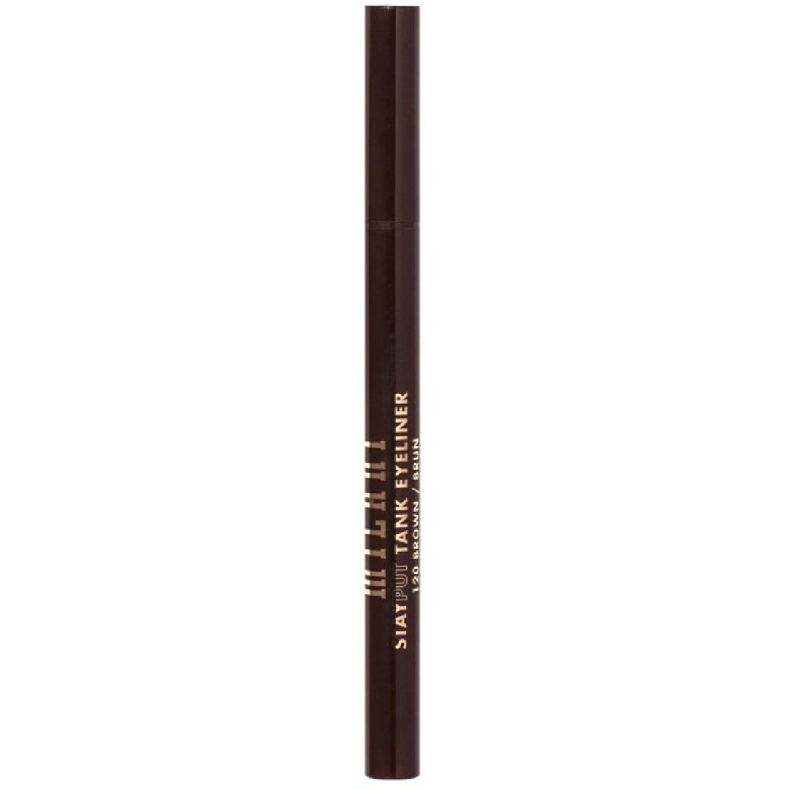 Milani, Stay Put Tank, Waterproof, Liquid Eyeliner, 120, Brown, 0.55 ml