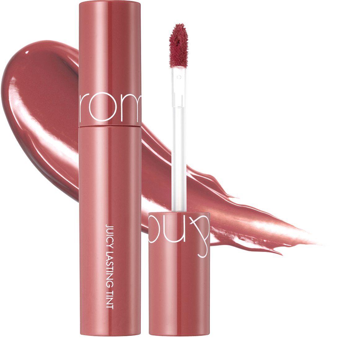 Rom&nd, Juicy Lasting Tint, Liquid Lipstick, 11, Pink Pumpkin, 5.5 ml