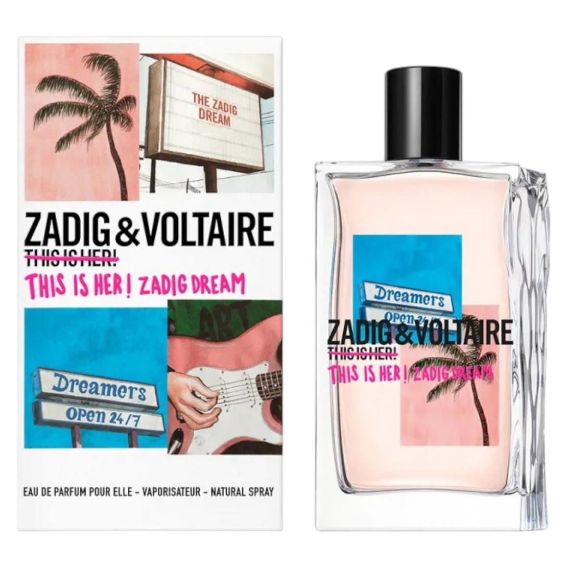 Zadig & Voltaire, This Is Her! Zadig Dream, Eau De Parfum, For Women, 50 ml