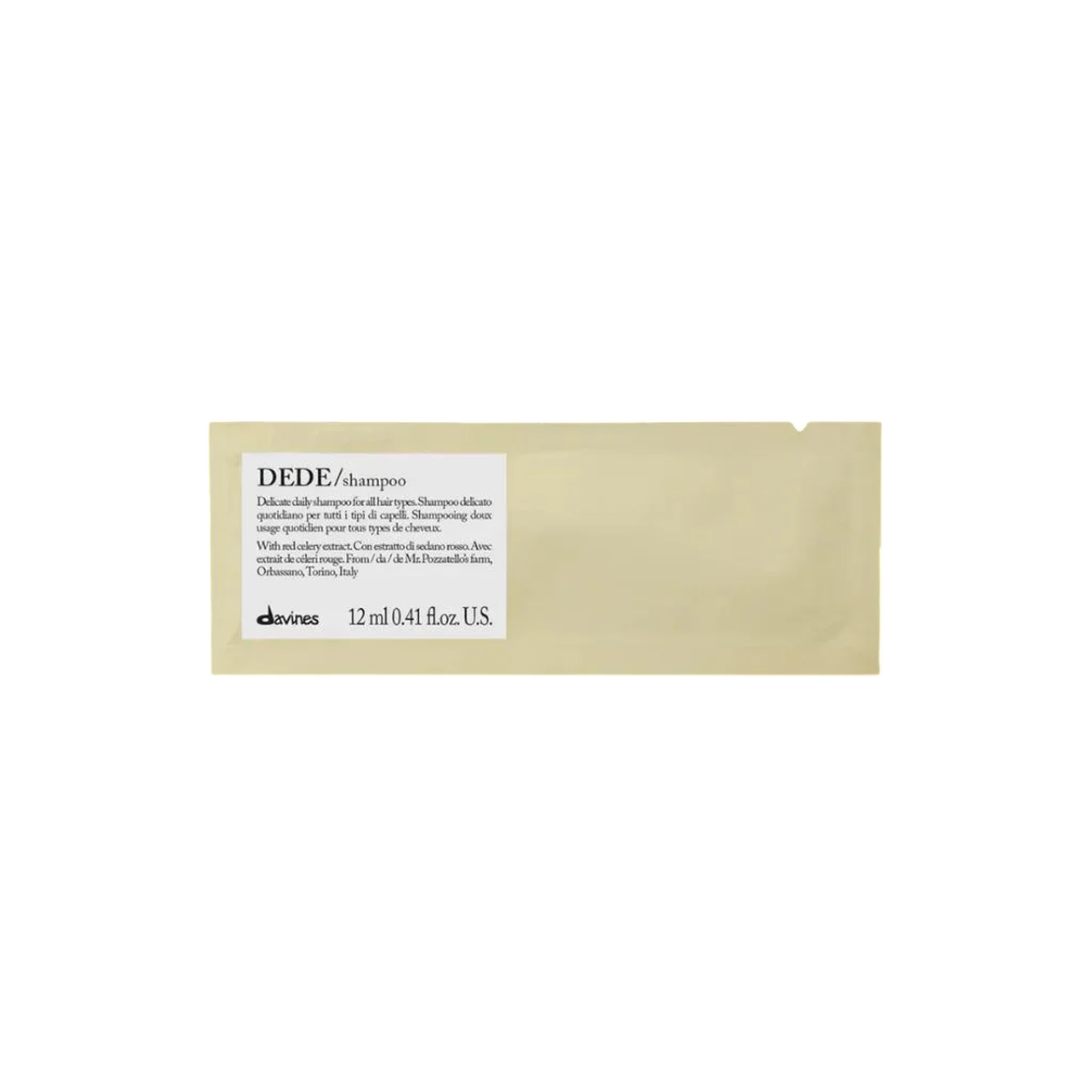 Davines, Dede, Hair Shampoo, 12 pcs, 12 ml